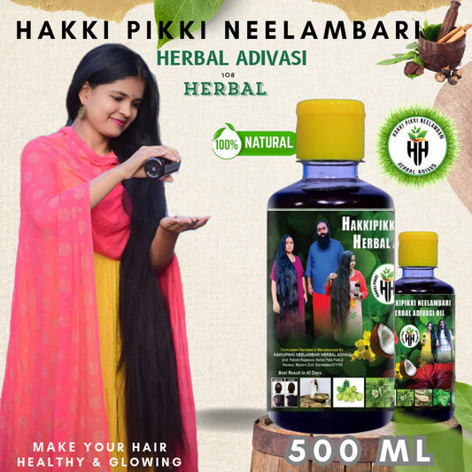 HAKKI PIKKI HERBAL HAIR OIL 500ML