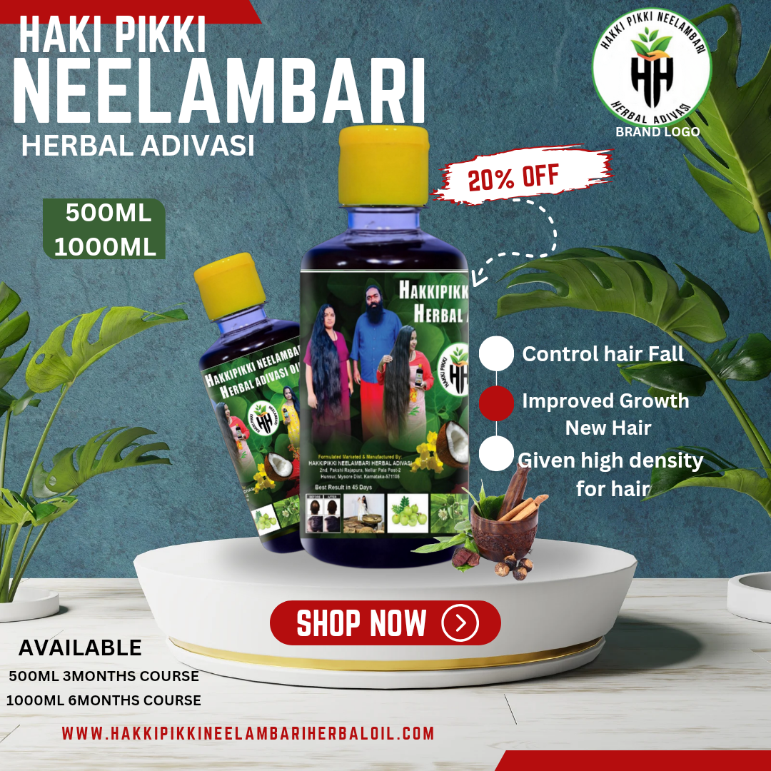 HAKKI PIKKI HERBAL HAIR OIL ALL VARIANTS