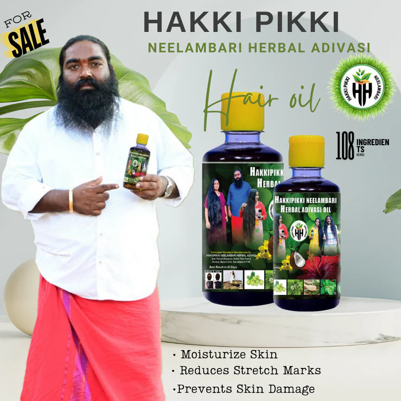 HAKKI PIKKI HERBAL HAIR OIL 500 ml and 1000 ml