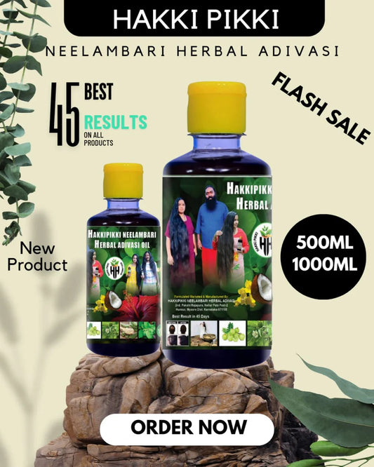 HAKKI PIKKI HERBAL HAIR OIL 1000ML